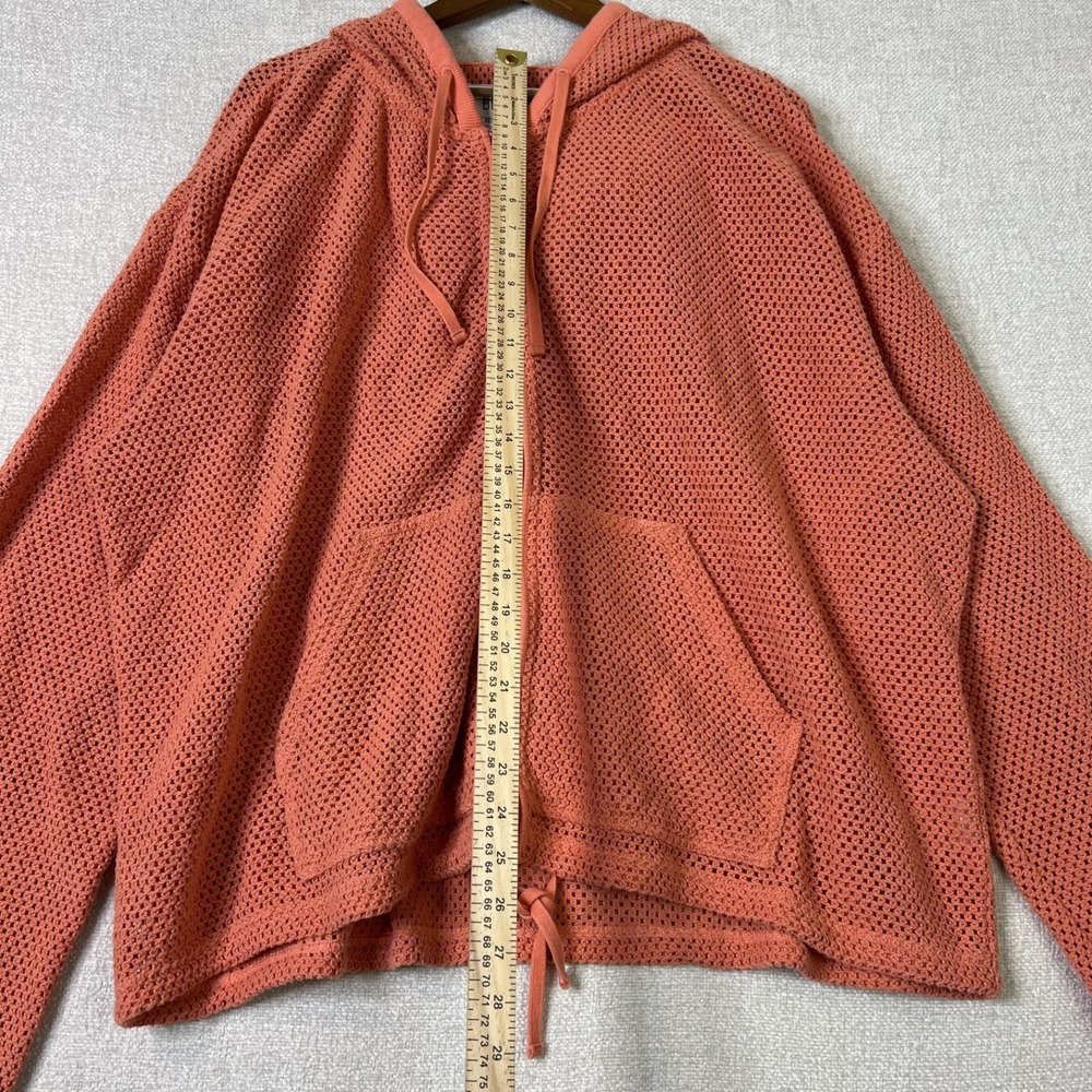 BDG Urban Outfitters Boardwalk Mesh Coastal Full Zip Hoodie Sweatshirt Unisex XL - Picture 7 of 9